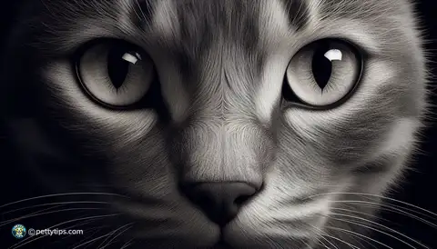 The silent language of feline eye contact.