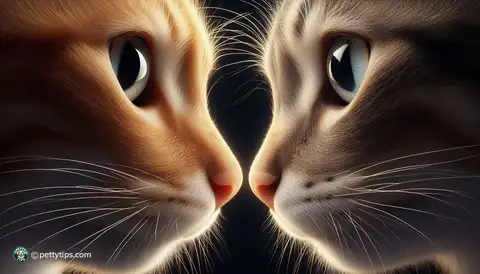 How cats use their sense of smell to communicate with each other.