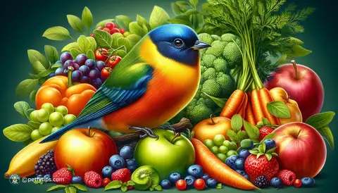 Incorporating Fruits and Vegetables into Your Bird's Diet - image